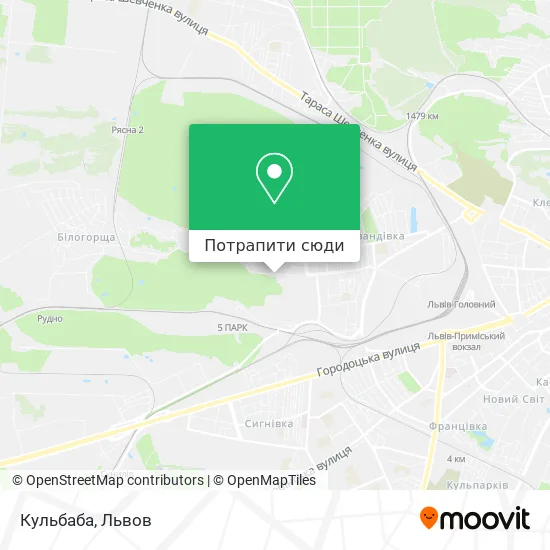 Карта Кульбаба