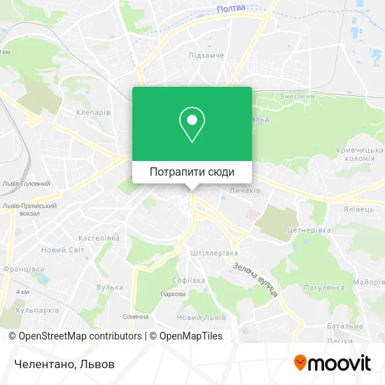 Карта Челентано