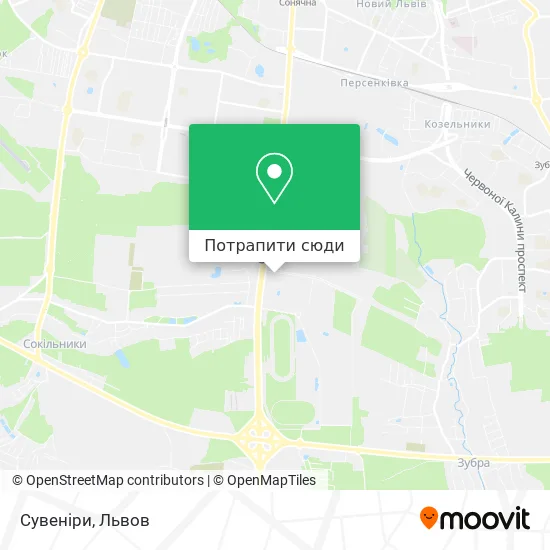Карта Сувеніри