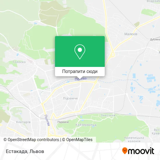 Карта Естакада