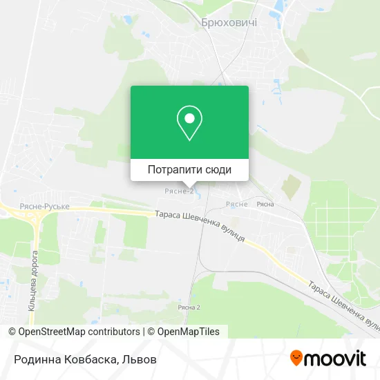 Карта Родинна Ковбаска