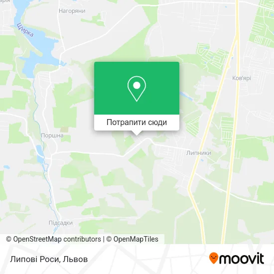 Карта Липові Роси
