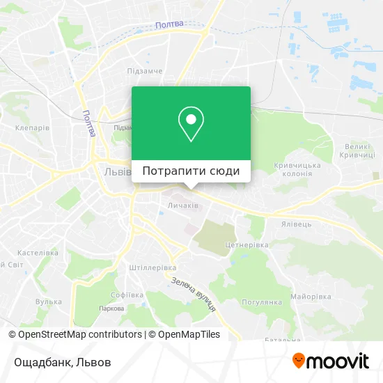 Карта Ощадбанк