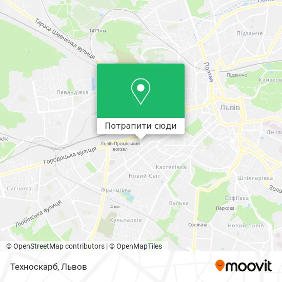 Карта Техноскарб