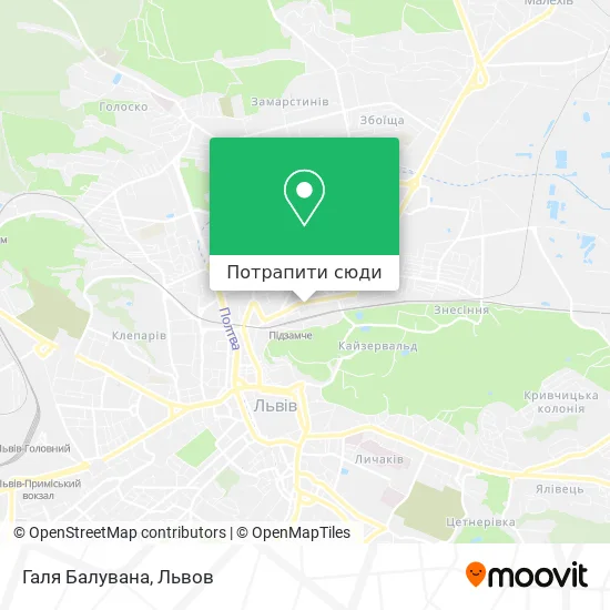 Карта Галя Балувана