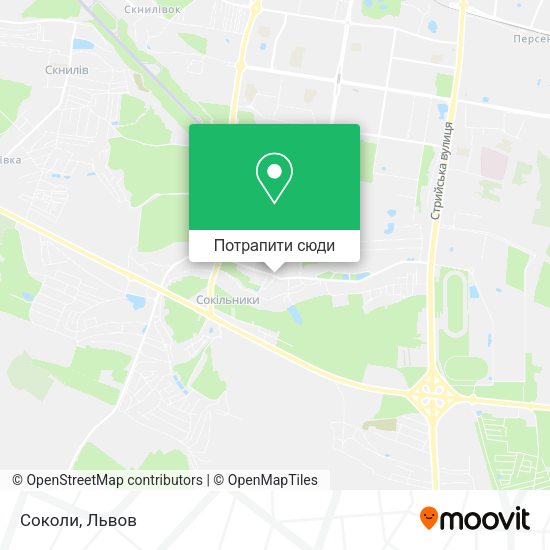 Карта Соколи