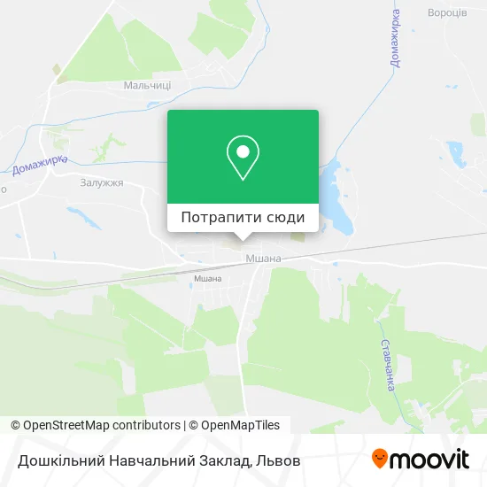 Карта Дошкільний Навчальний Заклад