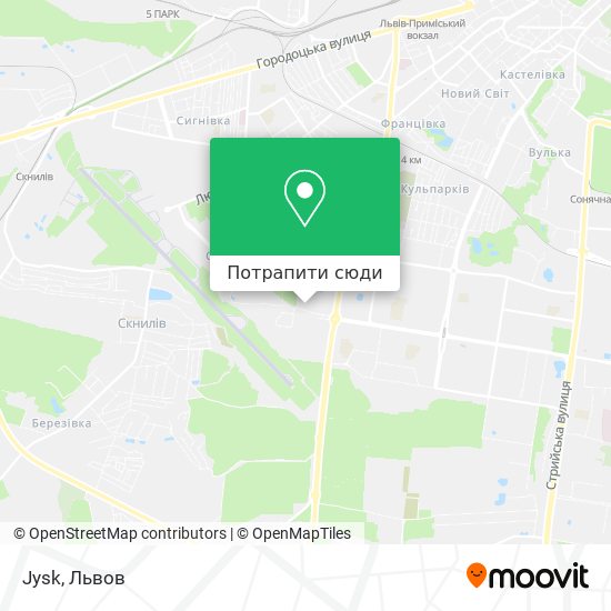 Карта Jysk