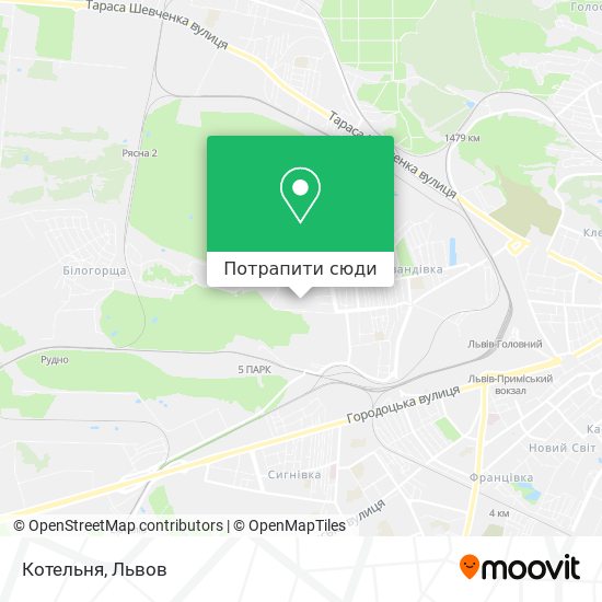 Карта Котельня
