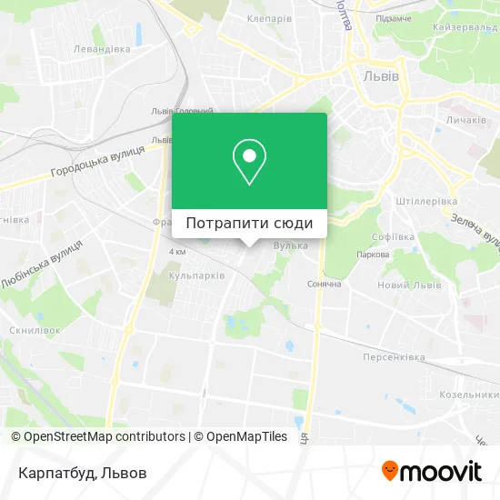 Карта Карпатбуд