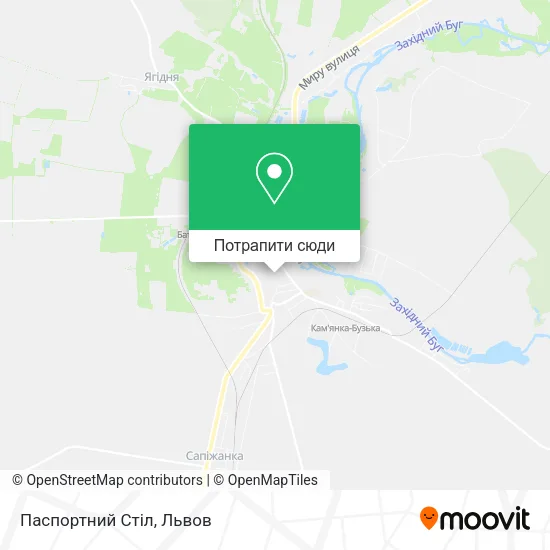Карта Паспортний Стіл