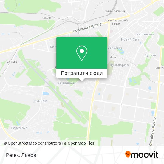 Карта Petek