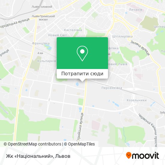 Карта Жк «Національний»