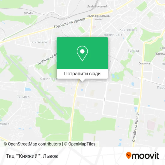 Карта Ткц ""Княжий""