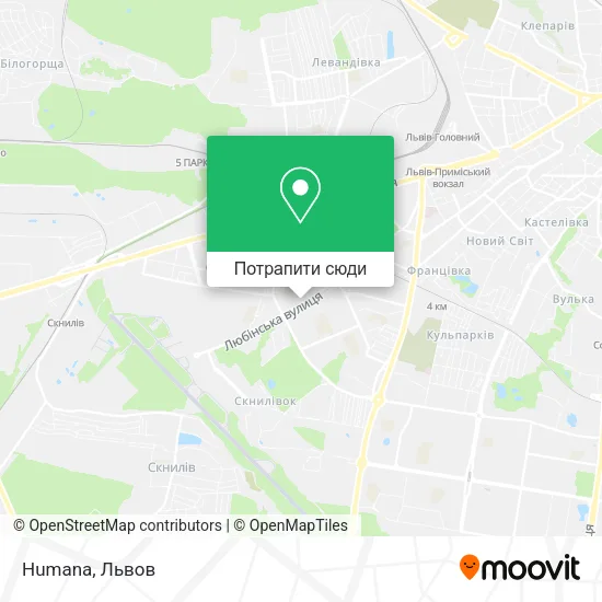 Карта Humana
