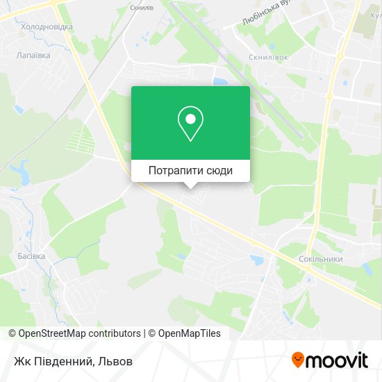 Карта Жк Південний