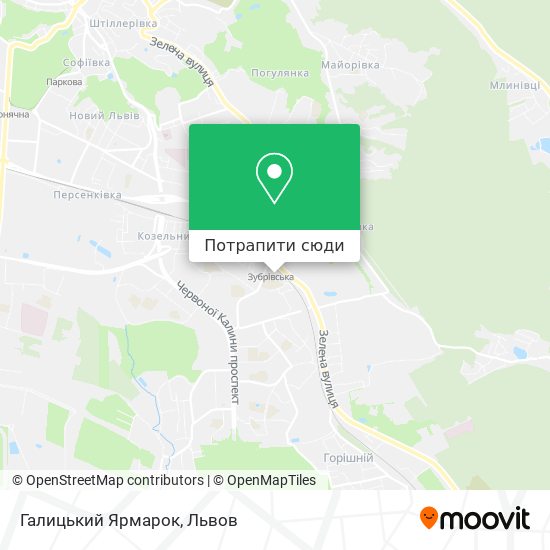 Карта Галицький Ярмарок