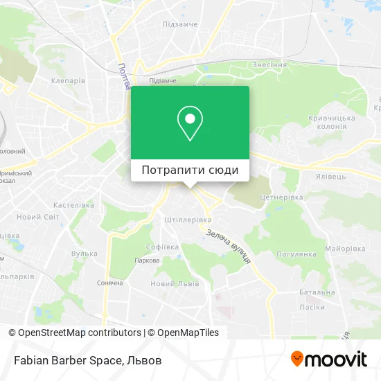 Карта Fabian Barber Space