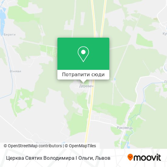 Карта Церква Святих Володимира І Ольги
