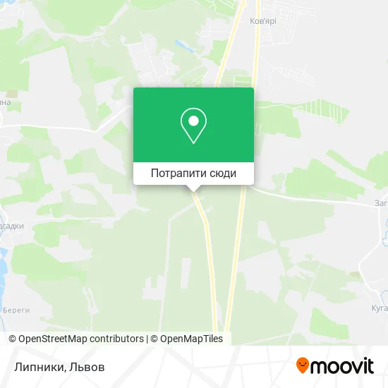 Карта Липники