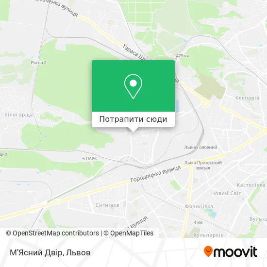 Карта М’Ясний Двір