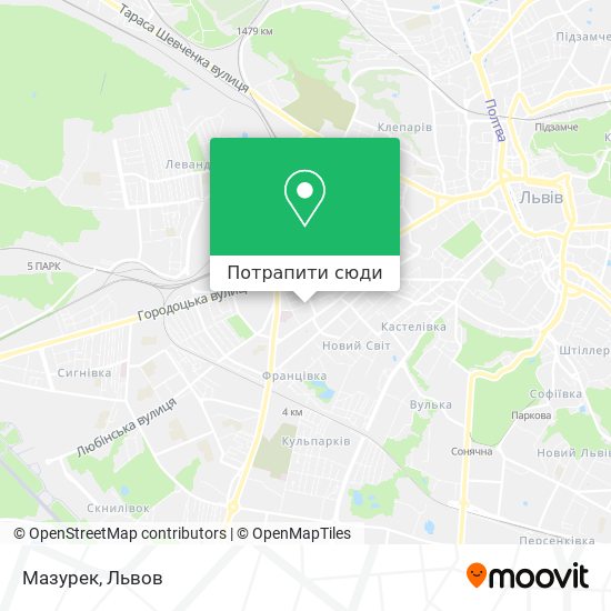 Карта Мазурек