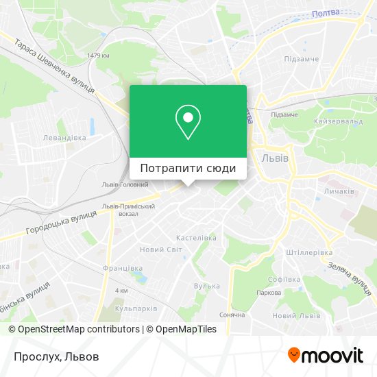 Карта Прослух