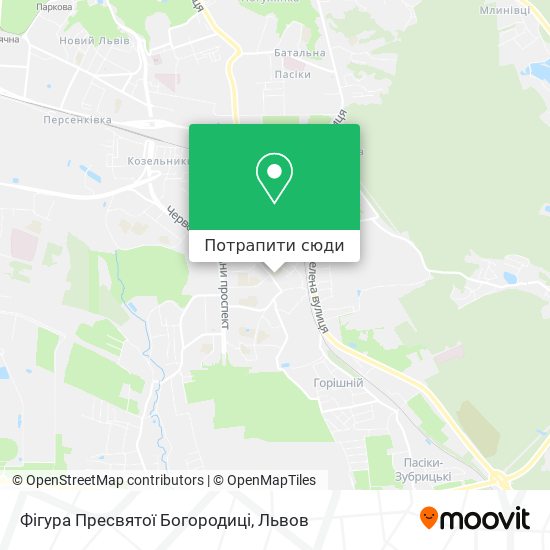 Карта Фігура Пресвятої Богородиці
