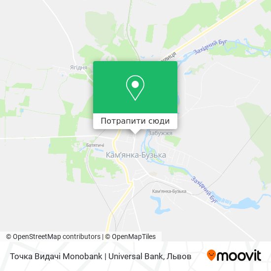 Карта Точка Видачі Monobank | Universal Bank