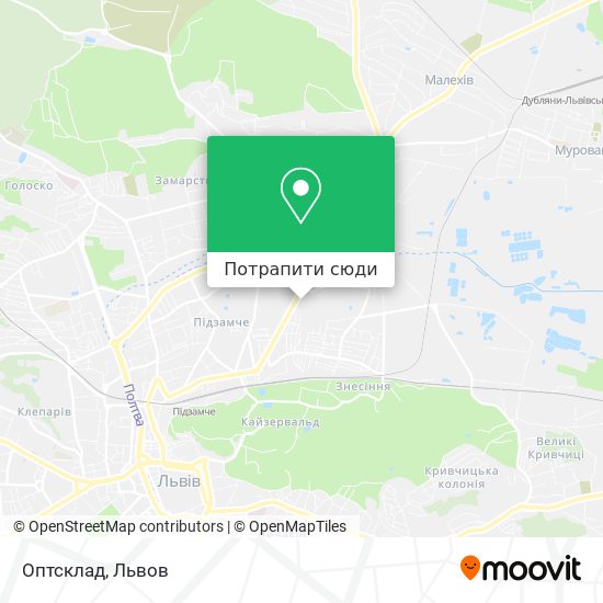 Карта Оптсклад