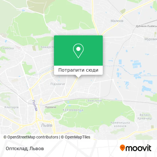 Карта Оптсклад