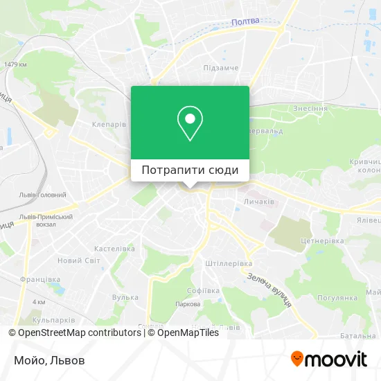 Карта Мойо