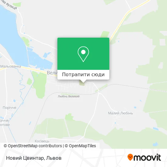 Карта Новий Цвинтар