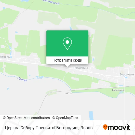 Карта Церква Собору Пресвятої Богородиці