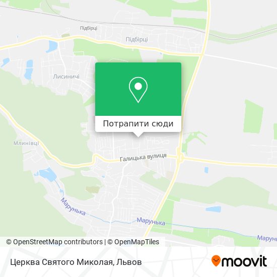 Карта Церква Святого Миколая