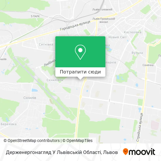 Карта Держенергонагляд У Львівській Області