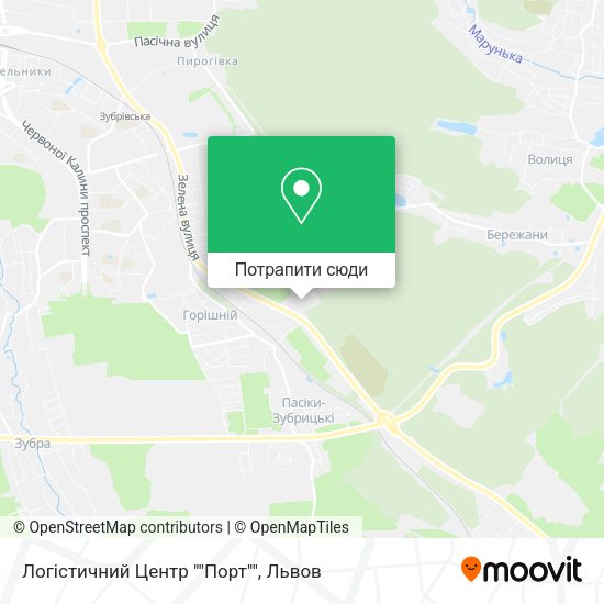 Карта Логістичний Центр ""Порт""