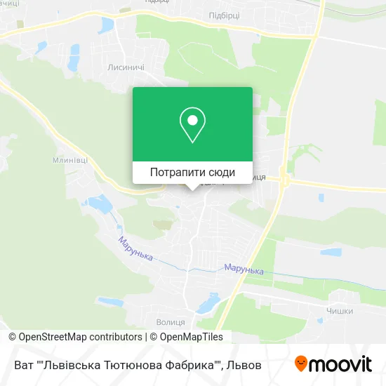 Карта Ват ""Львівська Тютюнова Фабрика""