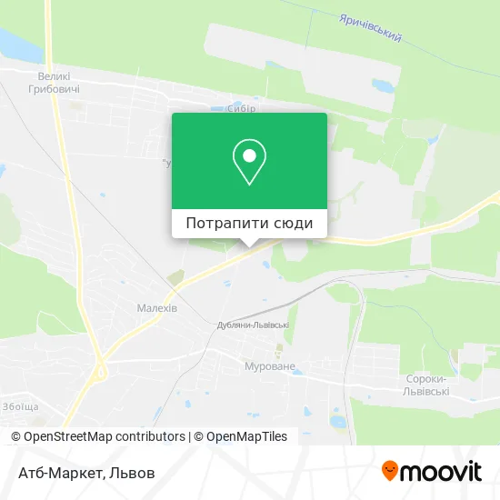 Карта Атб-Маркет