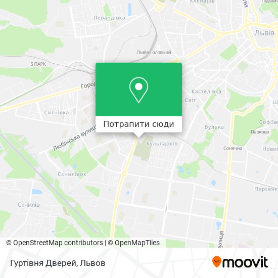 Карта Гуртівня Дверей