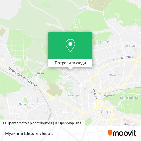 Карта Музична Школа