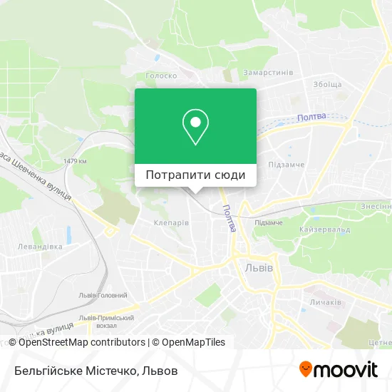 Карта Бельгійське Містечко