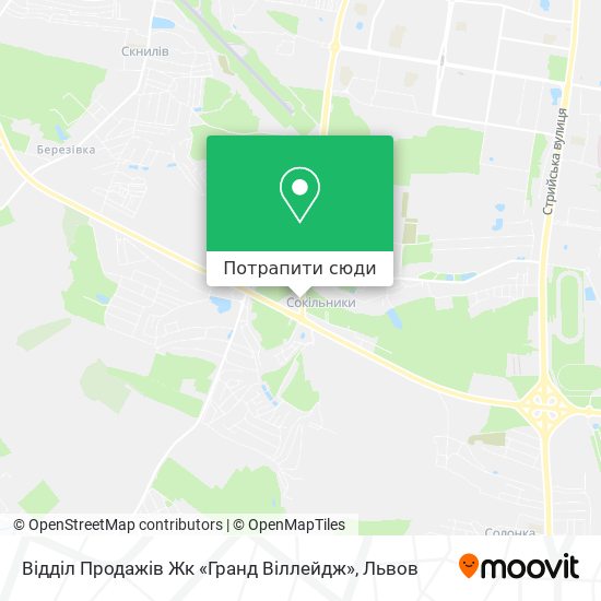 Карта Відділ Продажів Жк «Гранд Віллейдж»