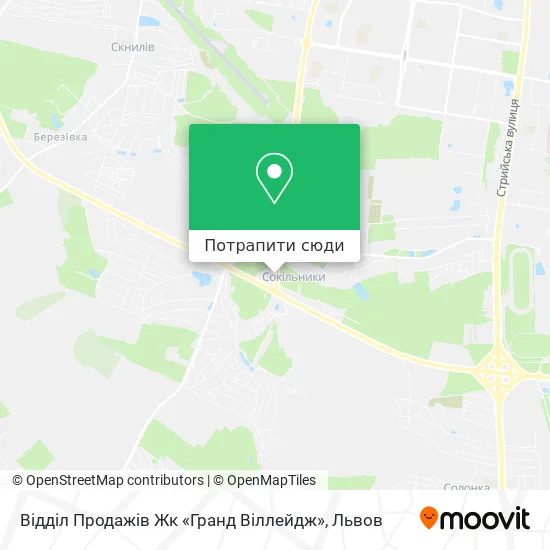 Карта Відділ Продажів Жк «Гранд Віллейдж»