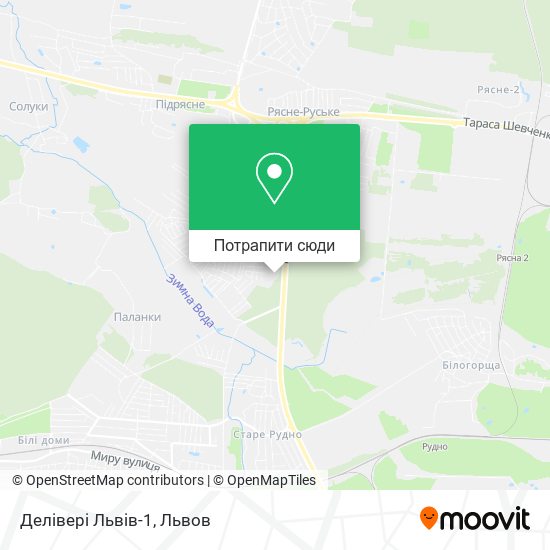 Карта Делівері Львів-1
