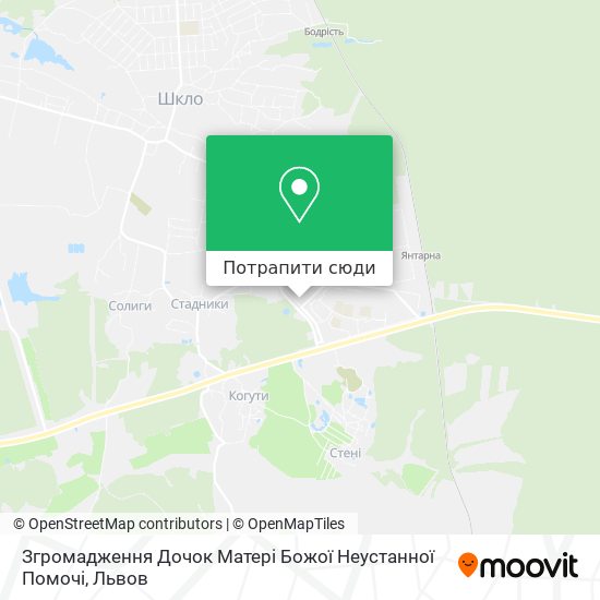 Карта Згромадження Дочок Матері Божої Неустанної Помочі