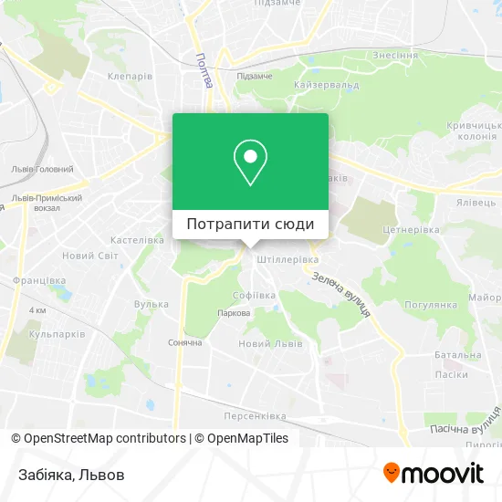 Карта Забіяка