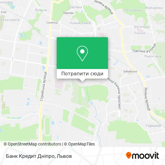 Карта Банк Кредит Дніпро
