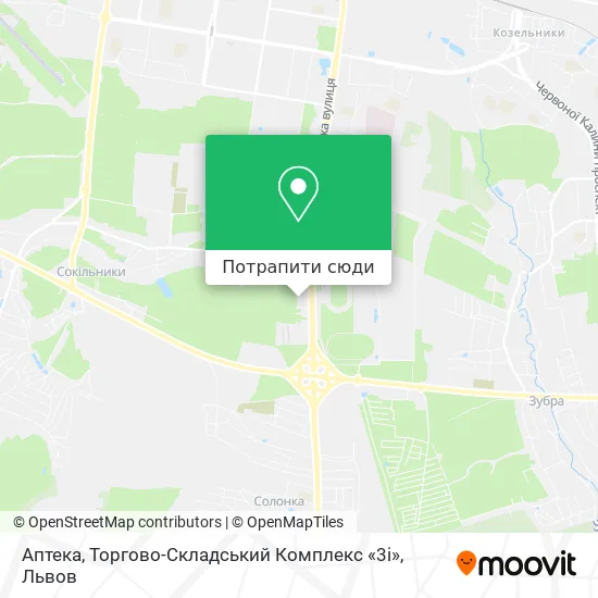 Карта Аптека, Торгово-Складський Комплекс «3i»