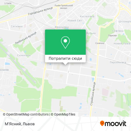 Карта М'Ясний